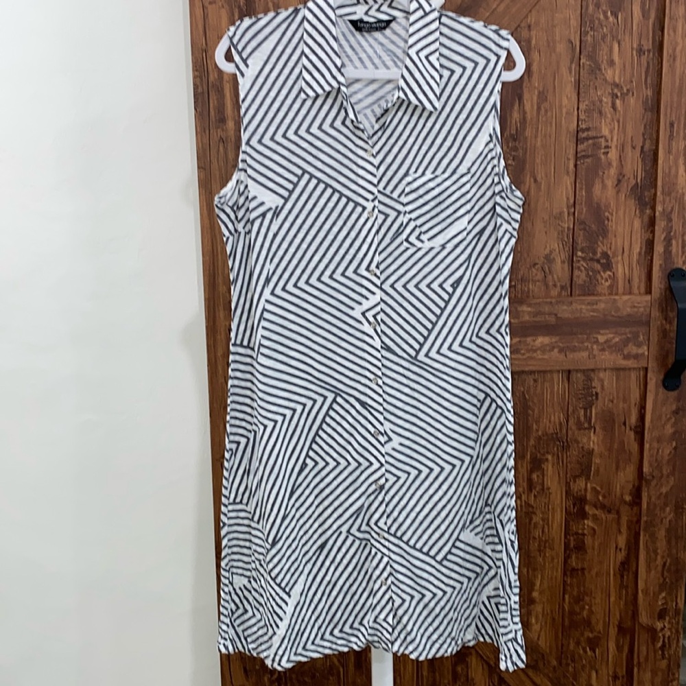 TANGO MANGO SHIRT DRESS SLEEVELESS SIZE LARGE
